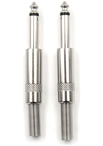 Adet 6.35MM Erkek Fiş 6.5mm Konnektör Mono Ses Fişi Jakı Mikrofon Fişi (Yurt Dışından) indirimleri