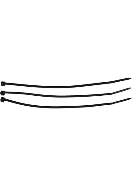 100 x 2.5MMX150MM -Kilitli Elektrik Kablosu Zip Kablosu Sabit Kablo Bağları Siyah (Yurt Dışından) fırsatları