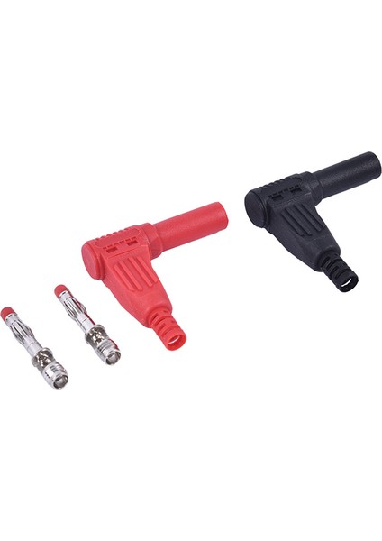 Çift 4mm Erkek Dik Açı Yalıtım Teli Lehim Tipi Dıy Muz Fiş Konnektörü (Yurt Dışından) fırsatları