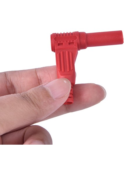 Çift 4mm Erkek Dik Açı Yalıtım Teli Lehim Tipi Dıy Muz Fiş Konnektörü (Yurt Dışından) indirimleri