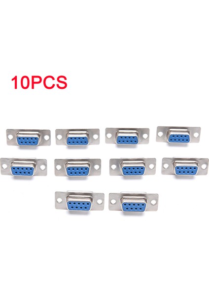 10 Adet RS232 Seri Bağlantı Noktası Konektörü Db9 Dişi Soket Fiş Konnektörü 9pin Adaptör Jing (Yurt Dışından)