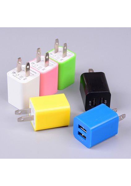 Abd Fiş USB Şarj 2 Portlu Duvar Ev Seyahat Ac Şarj Adaptörü Akıllı Telefon Için (Yurt Dışından) modelleri