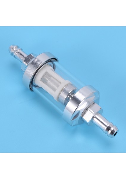 Üniversal Krom Cam Yakıt Benzin Ham Petrol Hat Içi Filtre 5/16 (Yurt Dışından) indirimleri