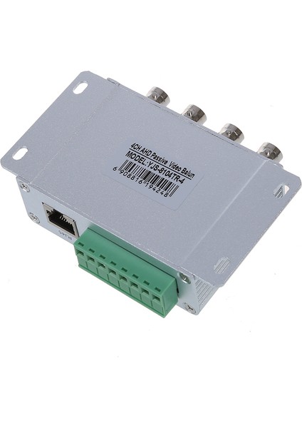 Utp 4 Kanallı Pasif Video Balun Alıcı-Verici (Yurt Dışından)