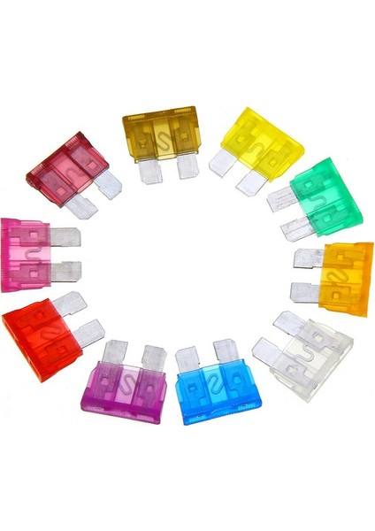 80 Adet 12V Sigortalar Otomatik Orta Kit 3A-40A Çeşitli Set + 1 Adet Çektirme Kiti (Yurt Dışından) indirimleri