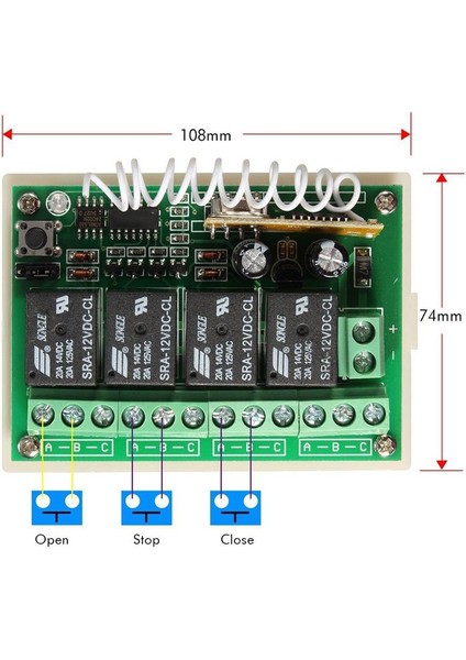12 V 4ch Kanal 433 Mhz Kablosuz Uzaktan Kumanda Anahtarı Entegre Devre 2 Verici Dıy Parçaları Değiştirin Alet Setleri (Yurt Dışından) fırsatları