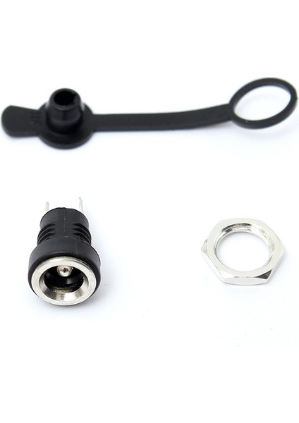 Adet Su Geçirmez 5.5x2.1mm Dc Soket Güç Jakı Fişi Dişi Montaj Konnektörü (Yurt Dışından)