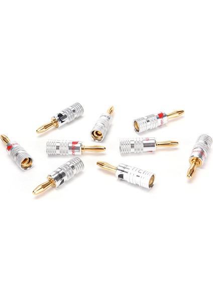 Yeni 24 Adet 24 K Muz Fiş Adaptörü Ses Jak Konnektörü Nakamichi Hoparlör Kablosu (Yurt Dışından)
