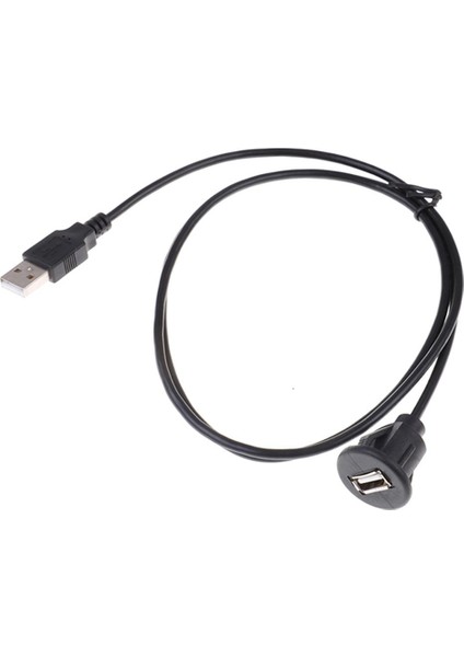 M Araba Dash Kurulu Montaj USB 2.0 Erkek - Dişi Soket Paneli Uzatma Kablosu (Yurt Dışından)