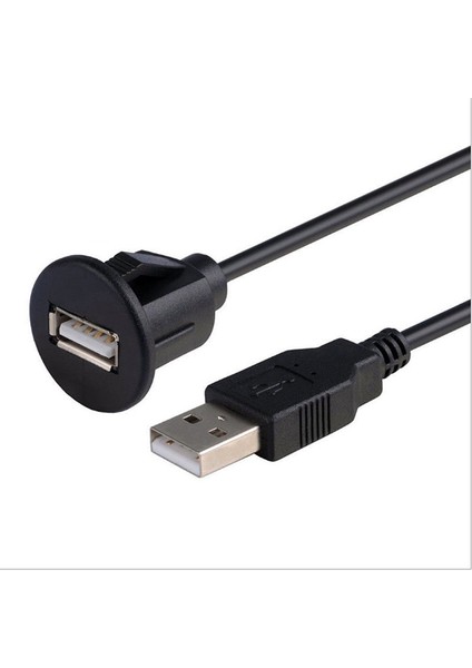 M Araba Dash Kurulu Montaj USB 2.0 Erkek - Dişi Soket Paneli Uzatma Kablosu (Yurt Dışından) modelleri