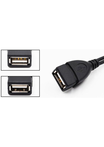 1 In 2 Mikro USB Ana Bilgisayar Gücü Y Splitter Adaptörü 5 Pinli Erkek Dişi Otg Kablosuna (Yurt Dışından)