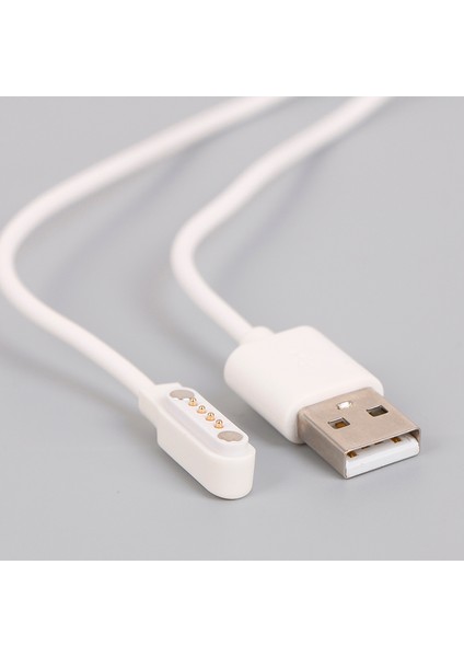 Akıllı Saat 4pin 7.62 Manyetik Şarj Şarj Aleti Kablosu Için KW88 KW99 Q100 KW18 (Yurt Dışından)