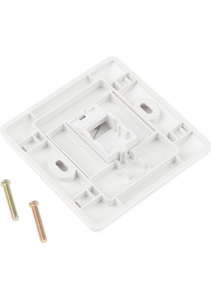 86 Tip Tek Bağlantı Noktalı RJ45 Duvar Düz Yüz Plakası Ethernet Ağ Soket Paneli Jing (Yurt Dışından)