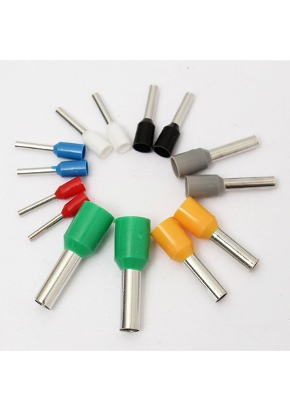 800 Pcs Yüksük Kiti, Tel Yüksük Sıkma Konnektörü, Yalıtımlı Kordon Pim Uç Terminali Awg 22-10 Kiti, Kılıflı Büyük Ürün Çeşitliliği Yüksük Kiti (Yurt Dışından)