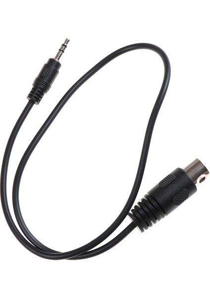 1x Dın 5 Pin Din Mıdı Erkek Tak 3.5mm Erkek Stereo Jak Ses Kablosu 50 cm 0.5 M (Yurt Dışından)