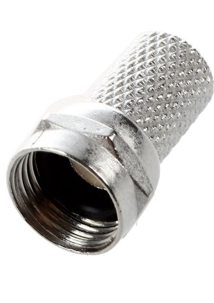 Twist-On Rg6 Rg-6 F Tv Konektörü Sıkma Yok 10'lu Paket (Yurt Dışından)