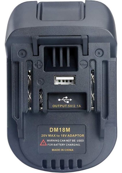 20V Dewalt DCB200 Milwaukee M18 Için USB Pil Adaptörü Makita 18V Jing'e Dönüştürme (Yurt Dışından)