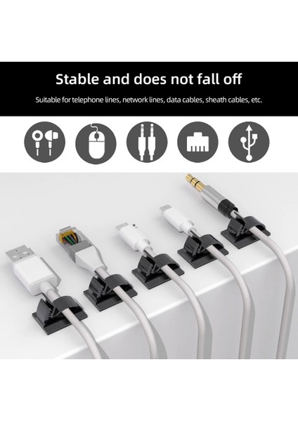 10/20 Adet Ayarlanabilir USB Kablo Düzenleyici Yönetici Kablo Sarıcı Yönetimi Koruyucu Masaüstü Klip Araba Teli Tutucu Fare Klavye (Yurt Dışından) fırsatları