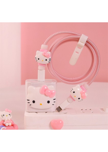 Hello Kitty Veri Kablosu Koruyucu Kılıf Tpu Karikatür Sevimli Veri Kablosu Koruyucu Kapak Şarj Kafası Veri Kablosu Koruyucu Kapak Apple 14/13 Kabuk Koruyucu (Yurt Dışından) indirimleri