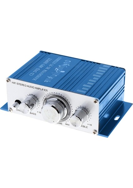 Hi-Fi Bas Ayarlama 12V Mini Oto Araba Stereo Amplifikatör 2 Kanal Ses Subwoofer (Yurt Dışından)