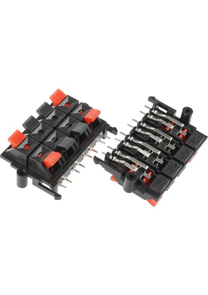 Fs-2 Adet 64X40X20MM 8 Pozisyonlu Jack Yaylı Yük Hoparlör Terminalleri (Yurt Dışından)