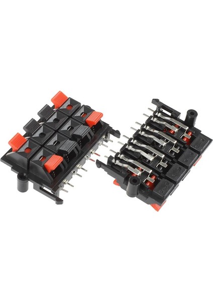 Fs-2 Adet 64X40X20MM 8 Pozisyonlu Jack Yaylı Yük Hoparlör Terminalleri (Yurt Dışından)