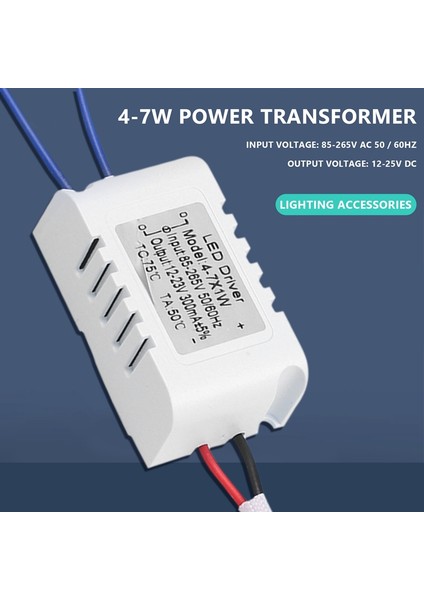 Oypfxmı 2 x Trafo Trafosu 4-7 W LED Ampuller Için (Yurt Dışından)