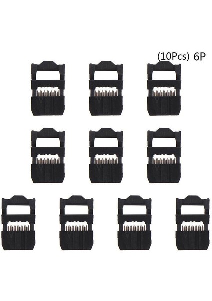 【ayak Koltuk】 10 Adet 6/8/10/12/14-50PIN Idc Soket Fiş Şerit Kablo Konektörü 2.54MM Pitch (Yurt Dışından)