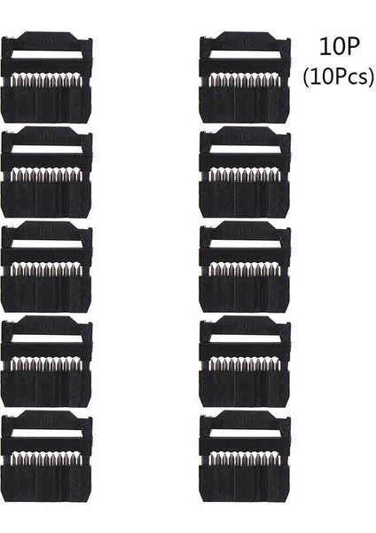 【ayak Koltuk】 10 Adet 6/8/10/12/14-50PIN Idc Soket Fiş Şerit Kablo Konektörü 2.54MM Pitch (Yurt Dışından)