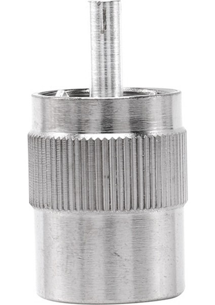 Adet Konnektör Uhf Erkek PL259 Fiş Lehim RG58 RG142 LMR195 RG400 Kablo Gümüş (Yurt Dışından)