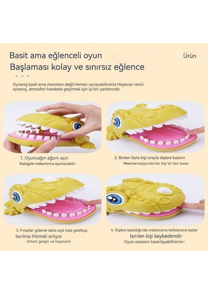 Sevimli Hayvan Dişçisi - Finger Biting Adventure - Mavi Hipopotam