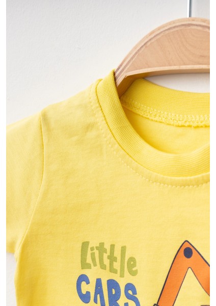 Little Cars Baskılı Erkek Bebek Tişört 2009 modelleri