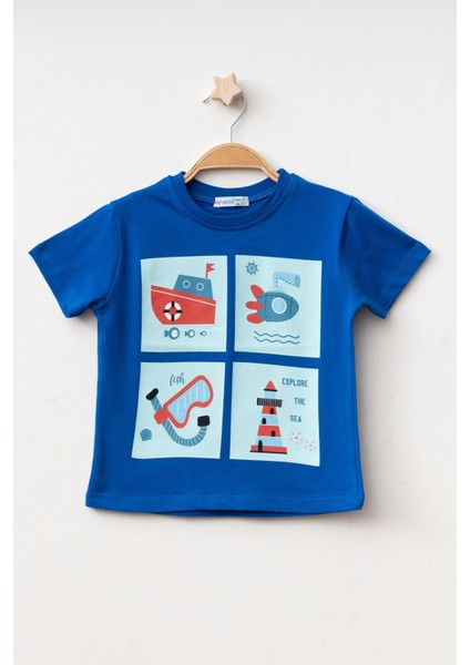 Explore Baskılı Erkek Tişört 50101