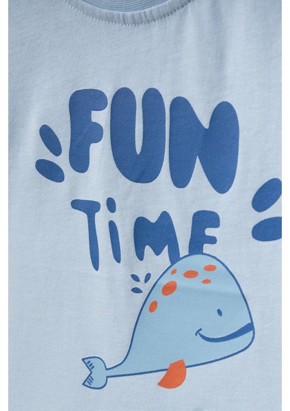 Fun Time Baskılı Erkek Tişört 50102 fiyatları