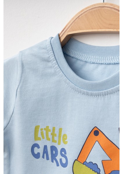 Little Cars Baskılı Erkek Bebek Tişört 2009 modelleri