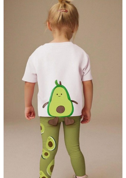 Avakodo Baby Kız Çocuk Pamuklu Taytlı takım - Yeşil modelleri