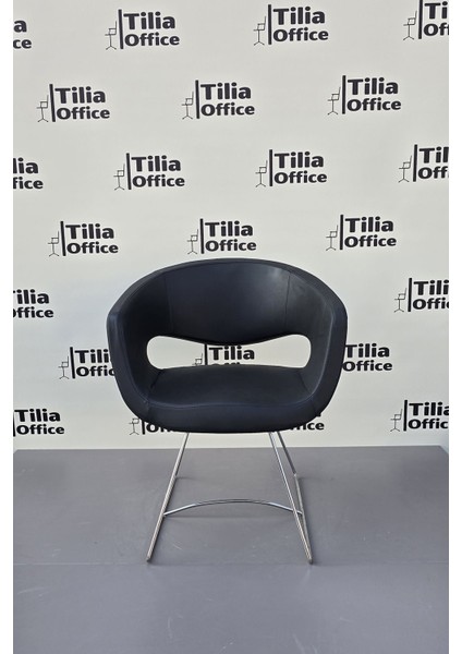 Flora Kesim Tarama Çalışma Bekleme Koltuğu Krom Tel Ayak