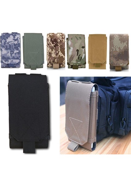 5 Inch Style Dijital Çöl Açık Hava Evrensel Ordu Taktik Çanta Cep Telefonu Kemer Döngü Kanca Kılıf Kılıfı (Yurt Dışından) fiyatları