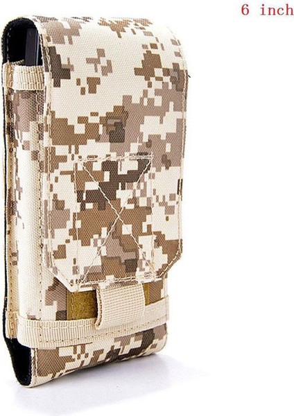 5 Inch Style Dijital Çöl Taktiksel Ordu Molle Çanta Kanca Döngü Kemer Kılıfı Kılıfı iPhone Cep Telefonu Için (Yurt Dışından)