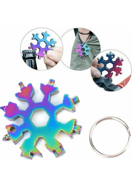 Siyah Paslanmaz Çelik Çoklu Araç Kombinasyonlu Kompakt Açık Hava Kar Tanesi Aracı (Yurt Dışından) modelleri