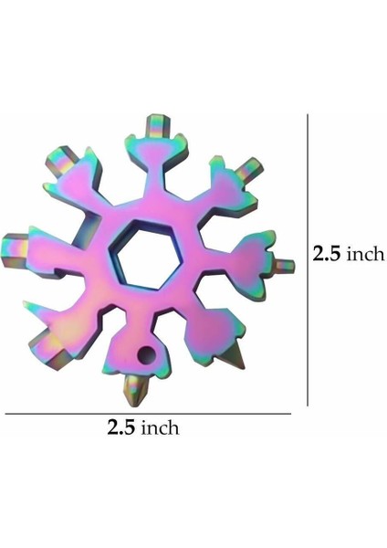 Renk Paslanmaz Çelik Çoklu Araç Kombinasyonlu Kompakt Açık Hava Kar Tanesi Aracı (Yurt Dışından)
