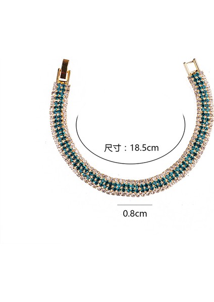 HH0378 Moda Tasarımcısı Çekici Gelini Düğün Kristal Bileklik Kadın Takı Parlak Taş Zincir Bileklik Bayanlar Için Yeni (Yurt Dışından) modelleri