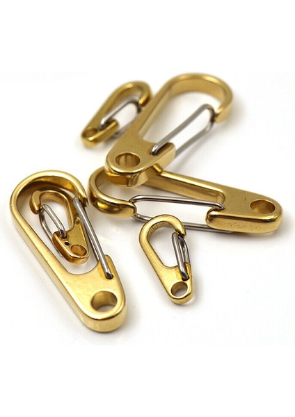 3 Adet Tarzı 33MM Metal D Şekilli Küçük Anahtarlık Karabina Çelik Karabina Klipsi Snap Kanca (Yurt Dışından) fırsatları