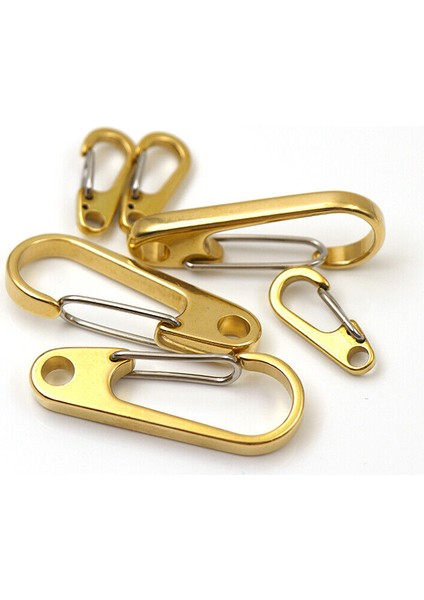 1 Adet Tarzı 49MM Metal D Şekilli Küçük Anahtarlık Karabina Çelik Karabina Klipsi Snap Kanca (Yurt Dışından) modelleri