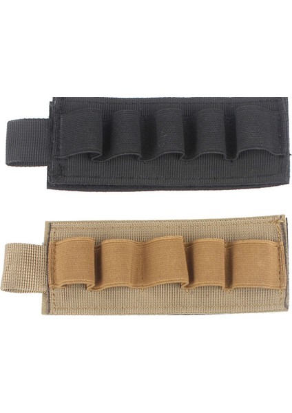 Haki Taktik Molle Tüfek Mermi Çantası 5 Yivli Ga Mühimmat Kılıfı Taşıyıcı Askeri (Yurt Dışından)