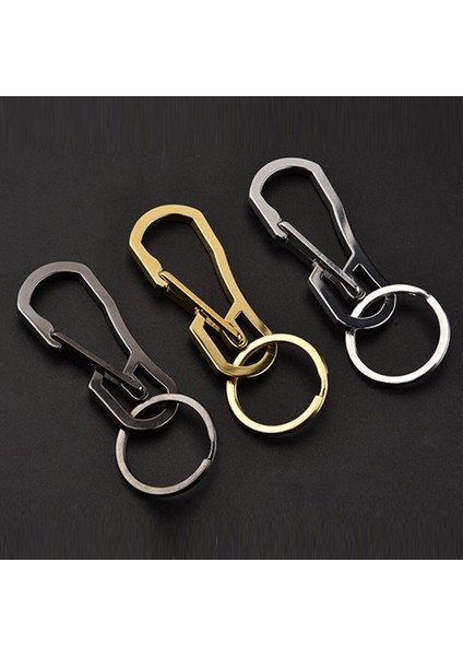 Gümüş Paslanmaz Çelik Karabiner Anahtarlık Kanca Toka Anahtarlık Açık Hiking Için (Yurt Dışından) fırsatları