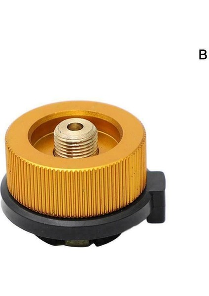Sarı Kamp Ocağı Butan Gazı Metal Adaptörü Yakıt Tankı Gaz Kartuşuna Dönüştürücü F U4P8 (Yurt Dışından)