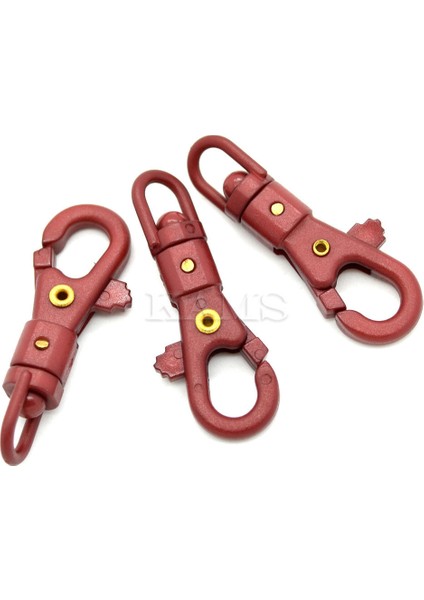 No.96 Stili Kahverengi Renkli Plastik Döner Kanca, Örgü Paraşüt Kordon Askı Için (Yurt Dışından)