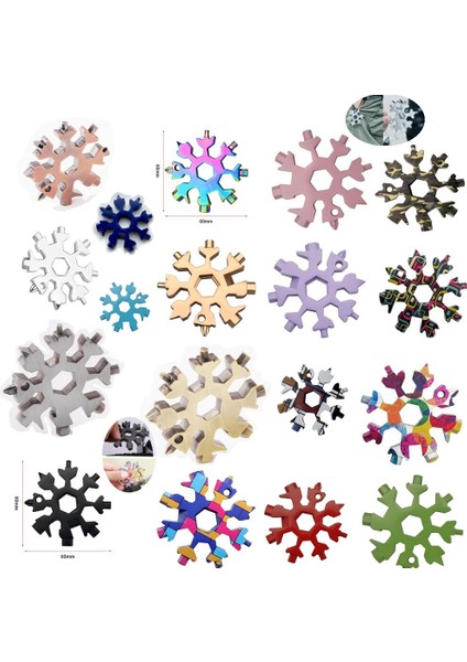 Gümüş Kar Tasarım Anahtarlık Altıgen Tornavida Paslanmaz Çok (Yurt Dışından) fiyatları