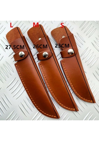 S Beden 1x Sığır Derisi Düz Bıçak Kılıfı Kılıf Kapak Sabit Bıçak Taşınabilir Için (Yurt Dışından)